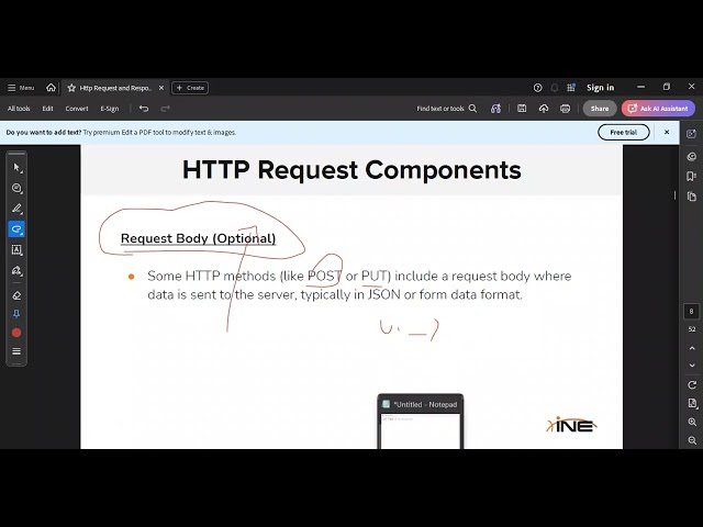 HTTP request and response Part 1