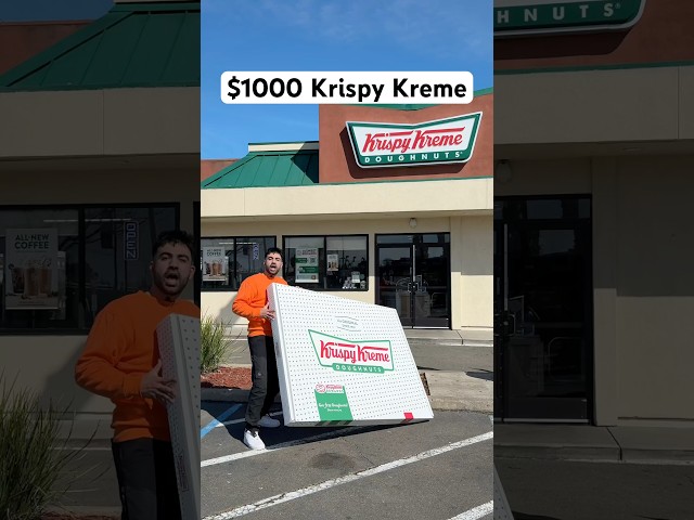 Making the world’s most expensive box of donuts at Krispy Kreme 🍩