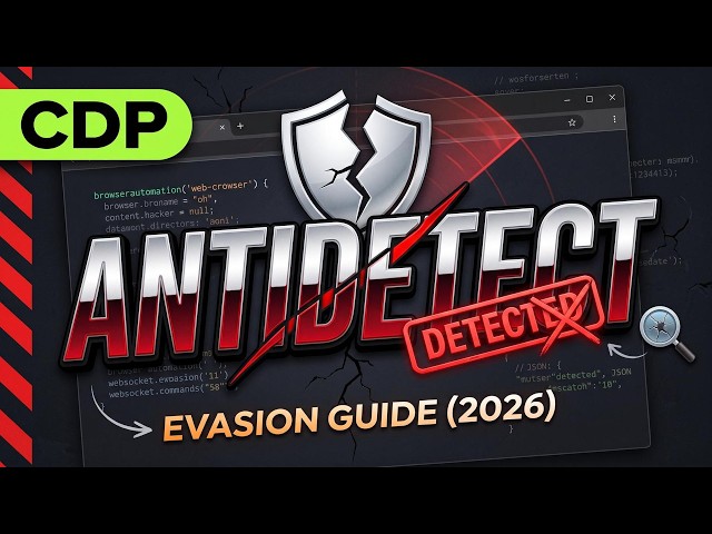 CDP Protocol Antidetect and DevTools Evasion Guide (2026)