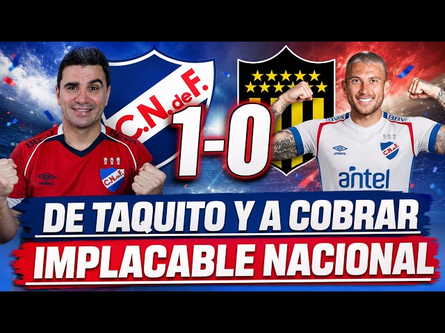 GANÓ NACIONAL 1-0 PEÑAROL - Partido Perfecto!!