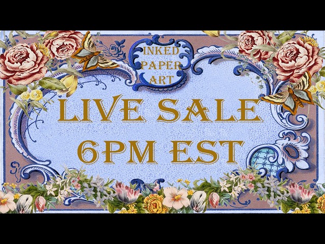 🔴LIVE SALE -  🚨 NEW SHIPMENT Antique French Treasures • Rare Dip Pens • Ledgers • Sewing Finds