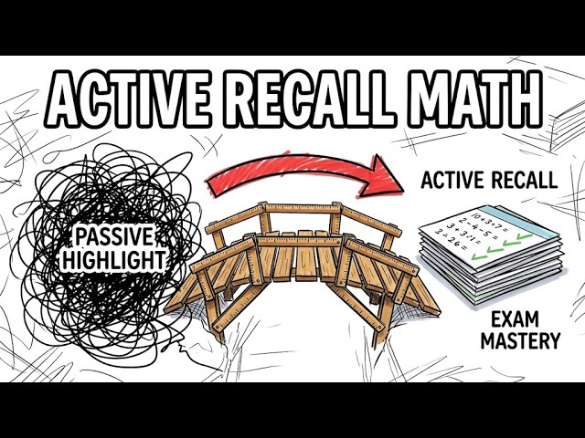 Active Recall Math | Active Recall Technique for Math [Step-by-Step]