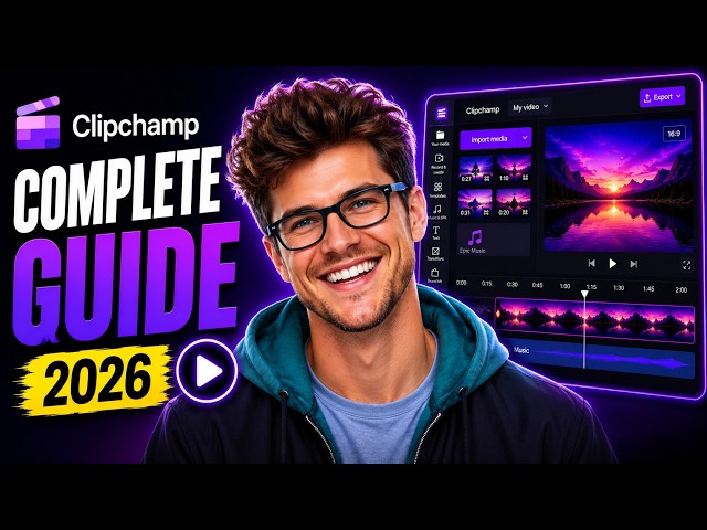 Clipchamp Complete Tutorial for Beginners (2026)  The Only Guide You Need