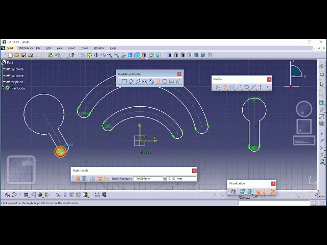 CAD CATIA V5 Sketcher Workbench Part 1 Basics of CATIA Software