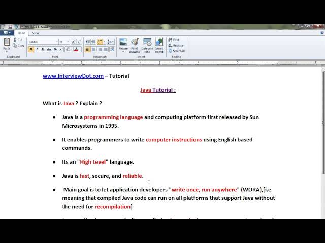 TAMIL JAVA TUTORIAL WHAT IS JAVA