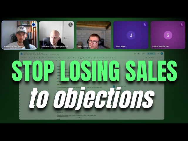 How to Handle Solar & Heat Pump Sales Objections | 6-Step Framework