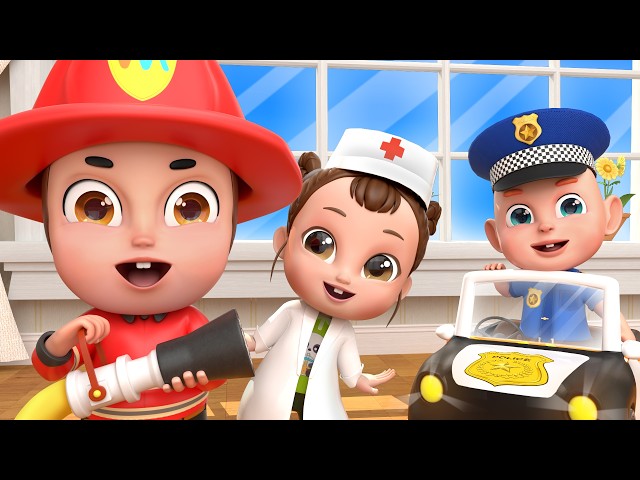 🔴 LIVE Firefighter, Police, Doctor - Job And Career Song | Rosoo Nursery Rhyme & Kids Songs