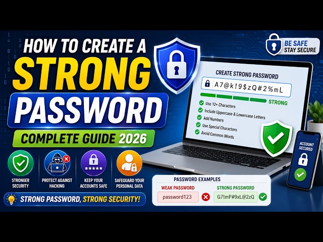 How to Create a Strong Password | Complete Guide 2026