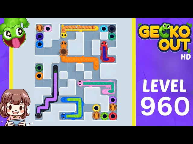 Gecko Out Level 960 Solution Walkthrough