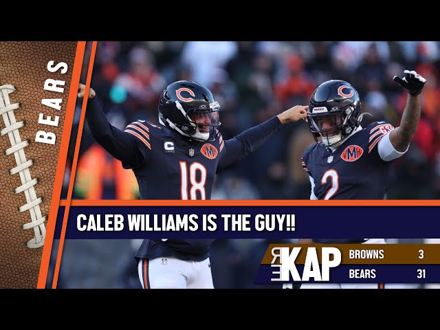 REKAP: 🏈 Chicago Bears 31-3 win over Cleveland Browns. ‘Caleb Williams is THE guy!’