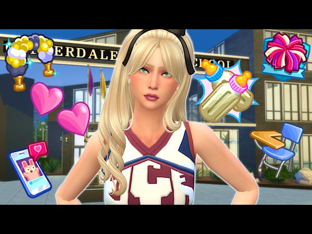 Can my teen cheerleader sim deal with her pregnancy crisis? // Sims 4 storyline