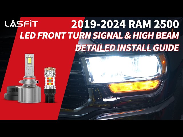 2019-2024 Ram 2500 Halogen to LED Upgrade Part 1 | Front Turn Signal & High Beam Install Guide