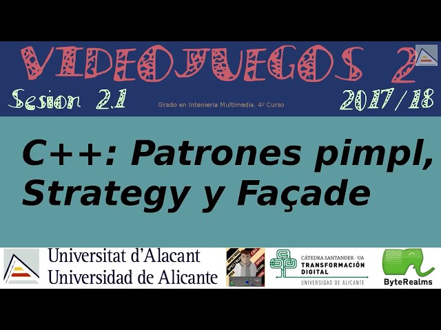 C++: Strategy, pimpl y façade para independizar un renderer [V2][2017/18][Sesión 2.1]