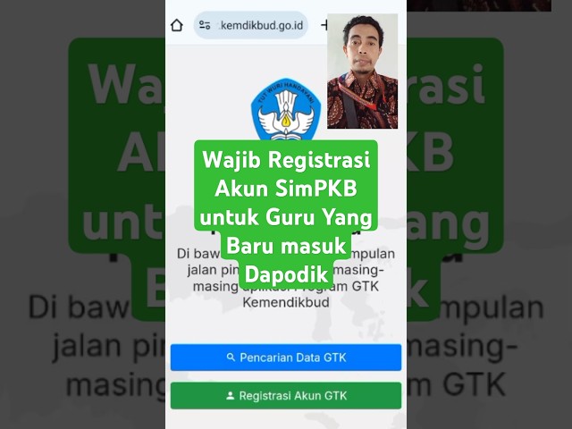 Wajib Punya Akun SimPKB bagi guru yang baru terdaftar di Dapodik - Simak Caranya ini! #ppg #dapodik