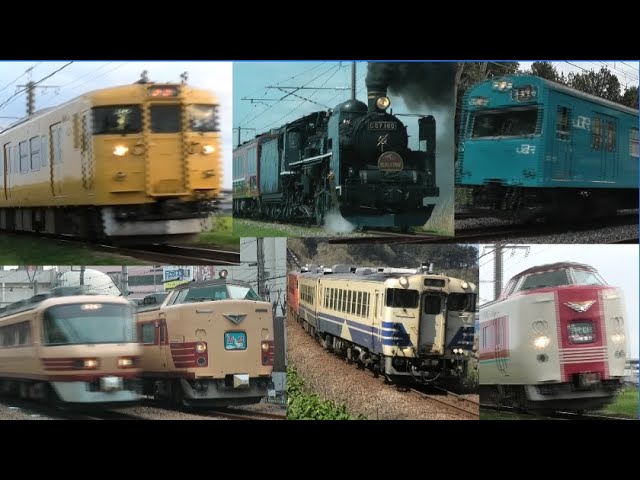重々しいジョイント音を奏でる国鉄型車両　通過集