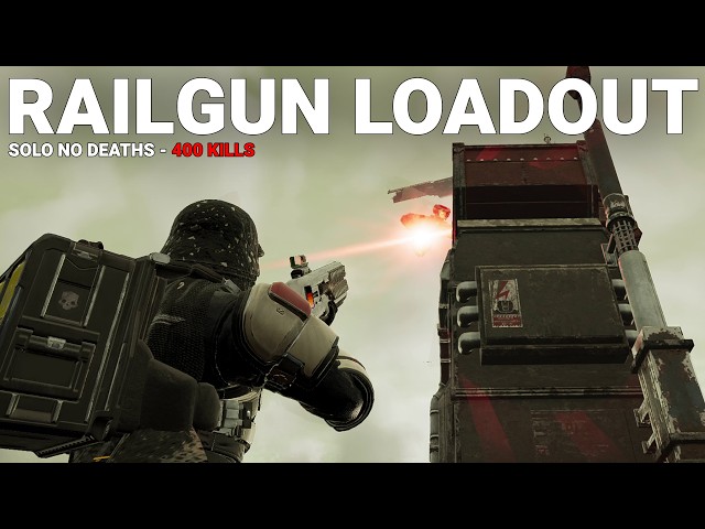 The Railgun might be better than ever vs Automatons | Helldivers 2 - Solo No Deaths Max Difficulty
