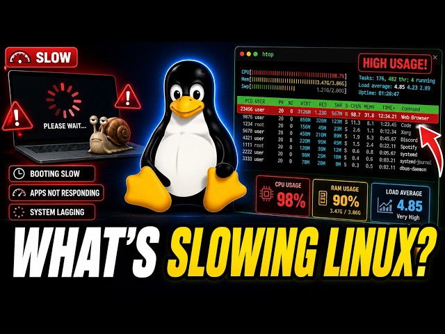 How to Check Which Apps Are Slowing Down Your Linux PC (2026 Guide)