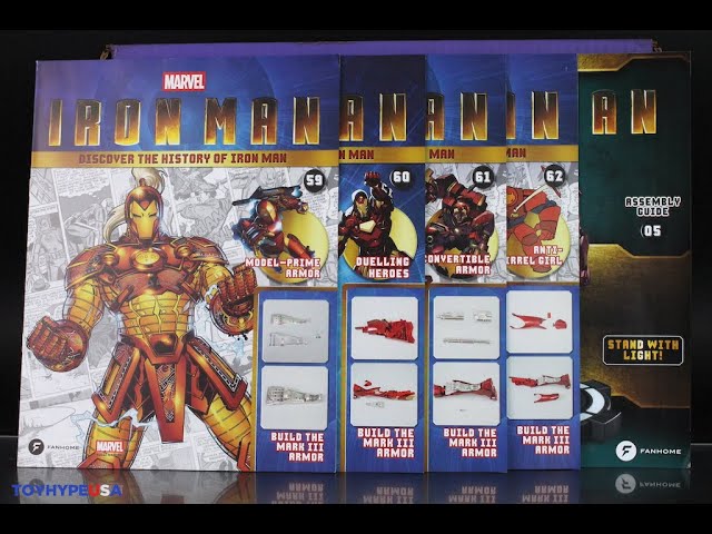 FanHome – Iron Man Partwork Build Up Model Subscription Box #16 Review
