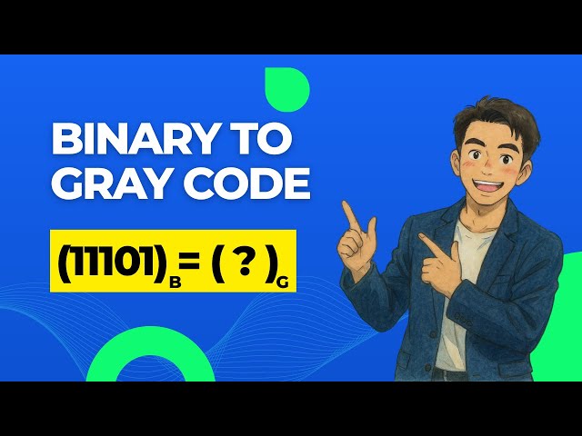 Binary to Gray Code Conversion | Digital Logic | Easy Explanation
