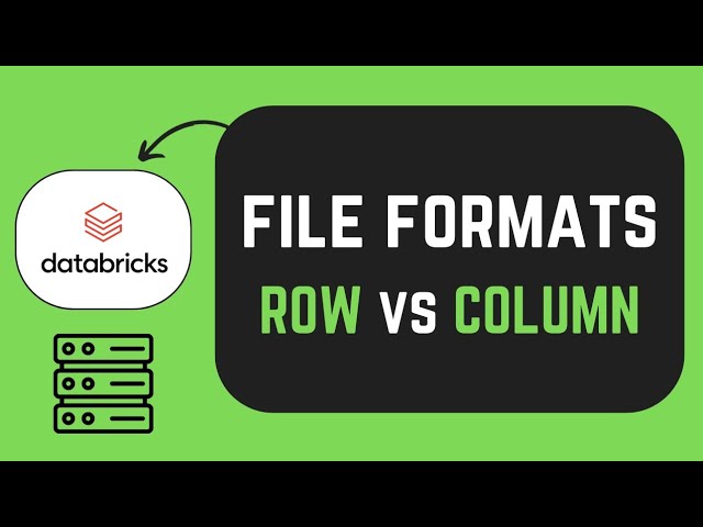 File Formats [Row based vs Columnar Format] #parquet #avro #orc