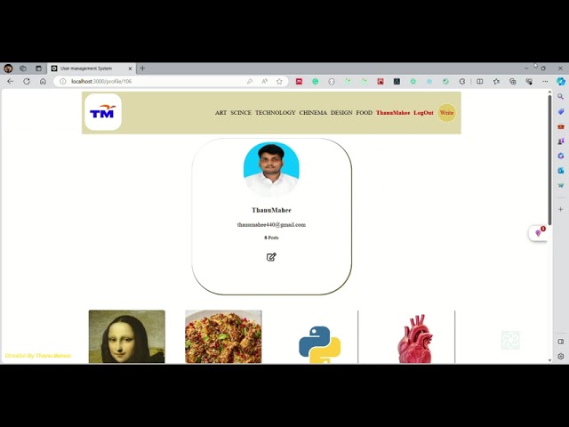 Spring Boot Reactjs and MySql Using Blog App