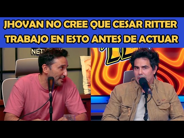 César Ritter reveals what he did before acting and Jhovan can't believe it 😱 | La Roro Network