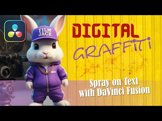 How to Animate Graffiti Text – DaVinci Fusion Tutorial (Python Style!)