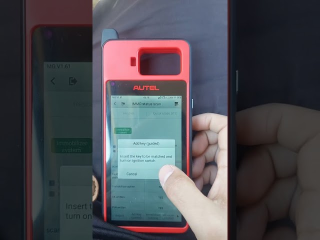 Programación llave MG3 año 2023 (Add Key) con Autel KM100 ✅