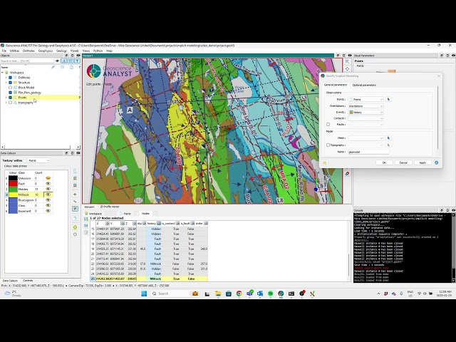 GemPy Implicit Modelling | Geoscience ANALYST Pro Geology and Pro Geophysics 4.5