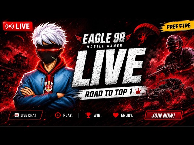 EAGLE 98 IS LIVE 🔥 #eagle98ff#freefire #fflive #shortsfeed #gaming