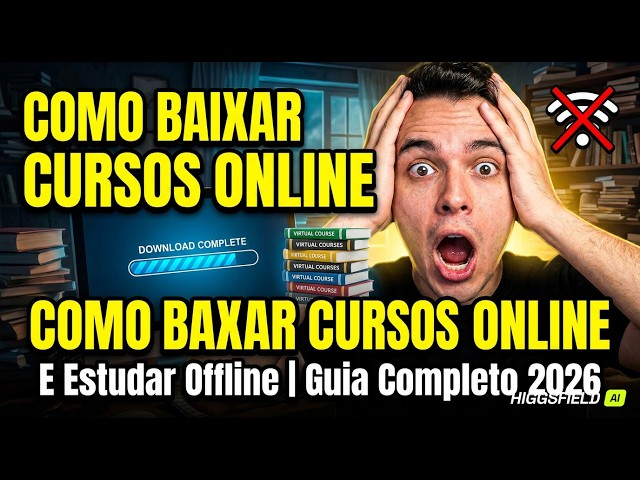 Como Baixar Cursos Online e Estudar Offline (((Guia Completo 2026)))
