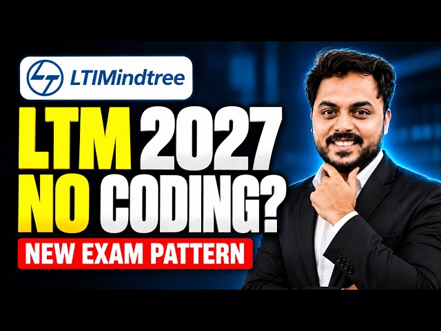 LTM (LTI Mindtree) Mass Hiring OUT! New Exam Pattern & Syllabus Revealed | No Coding?