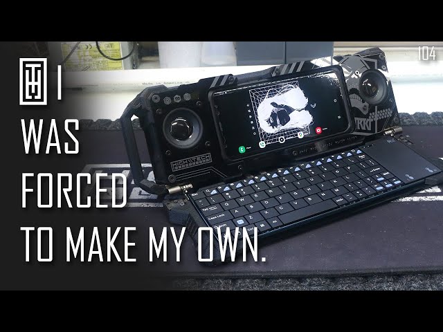 They don't make the laptop I want... so I made my own. [Cyberdeck]