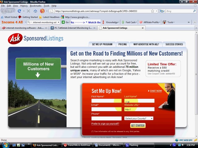 Affiliate Marketing: Mass Traffic From Ask.com