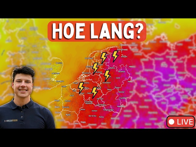 🔴[LIVE] Onweersbuien in de Benelux! Morgen meer? | Weersverwachting