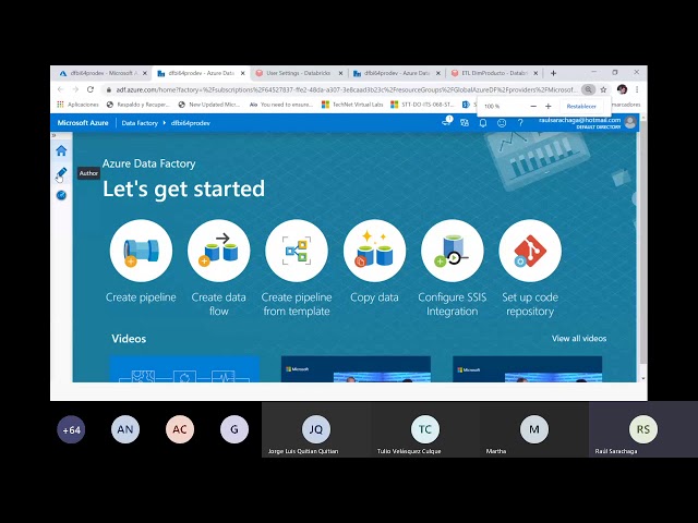 Raúl Saráchaga - ETLs con Azure Data Factory y Azure Databricks