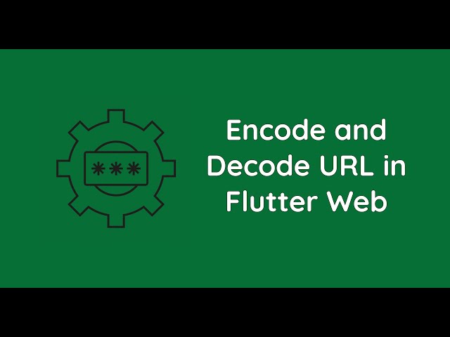 Flutter Web | Encode and Decode URL in Flutter Web (ATOB & BTOA) | Random Video
