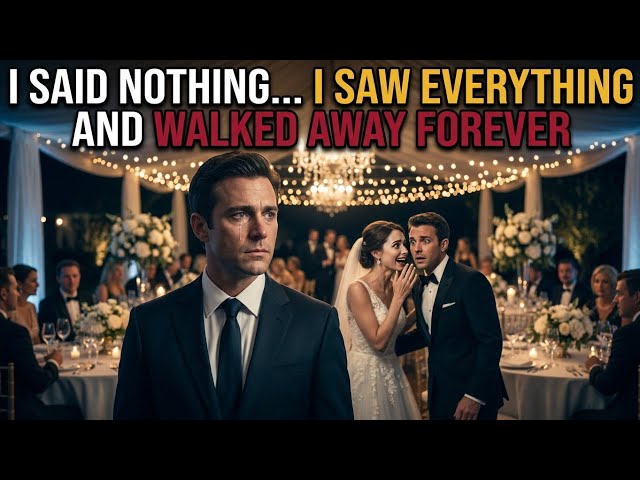 I Never Said a Word After Catching My Wife at That Wedding... I Just Ended Everything.