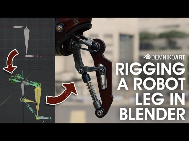 How to create a mechanical rig - short Blender tutorial