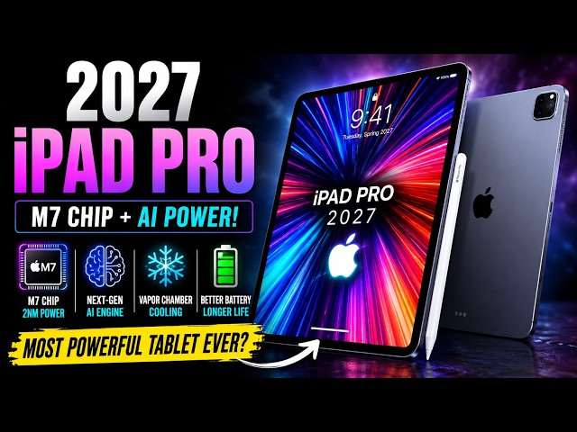 Apple iPad Pro M6 (2026) – M6 Chip, Massive Upgrades, Official Launch Date & New Features! 🚀🔥
