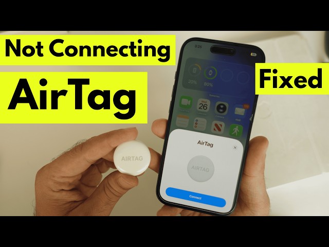 AirTag Not Connecting Fix - 101% (AirTag 2 & AirTag 1st Generation)