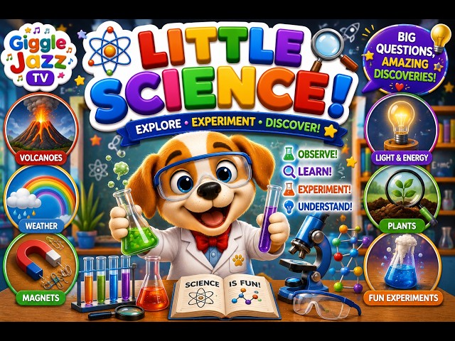 Little Science 🔬🧪 | Fun Science Experiments & Discoveries for Kids | GiggleJazz TV