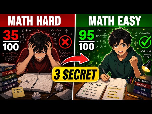 4 Simple Steps to Make Math Easy – No More Anxiety, Just Results  Student Motivation & Study Hacks