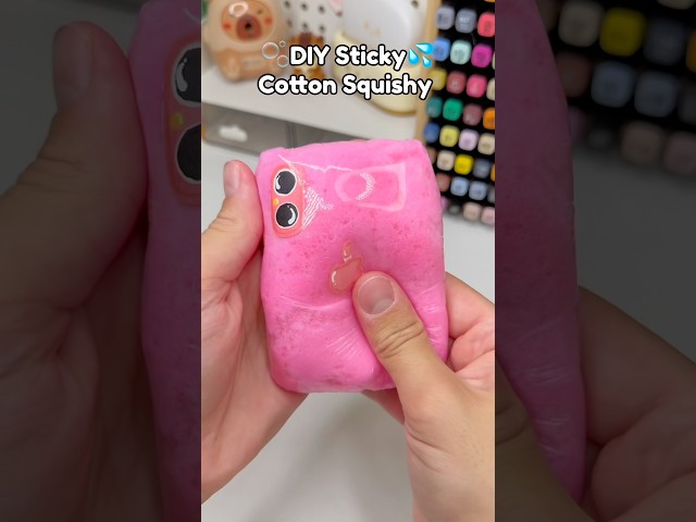 🫧DIY Sticky Squishy💦!? #diysquishy #diycrafts #papercrafts #cutecrafts #diy