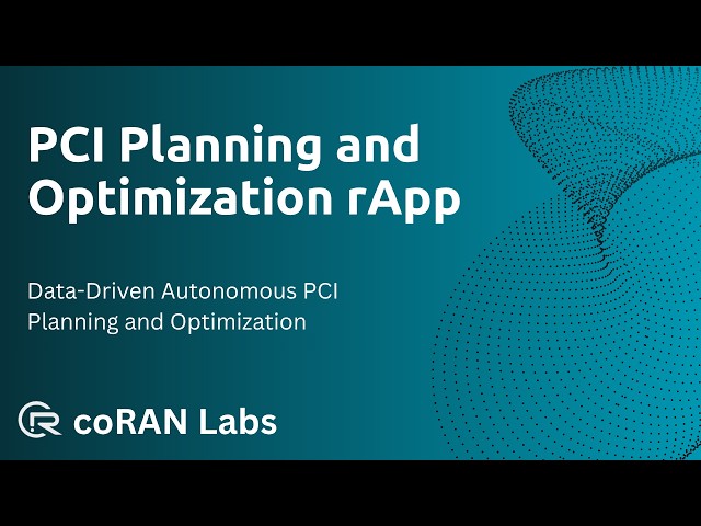 PCI Planning and Optimization rApp