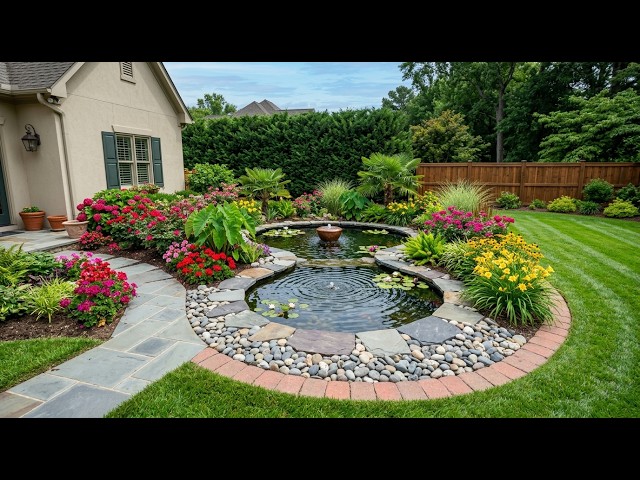 Garden Pond Design Ideas: Water Features & Lush Landscaping