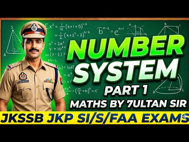 Number system basics part 1#jkpsi#jkp constable aspirants..#2026 jkssb exams 