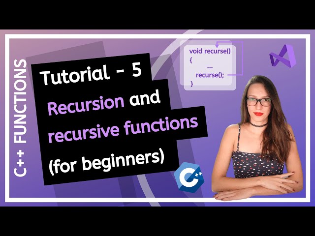 C++ FUNCTIONS (2025) - What is recursion? Learn recursive functions! PROGRAMMING TUTORIAL
