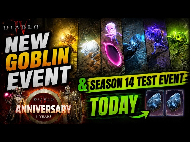 NEW GOBLIN EVENT GIGA LOOT & Season 14 Test EVENT TODAY