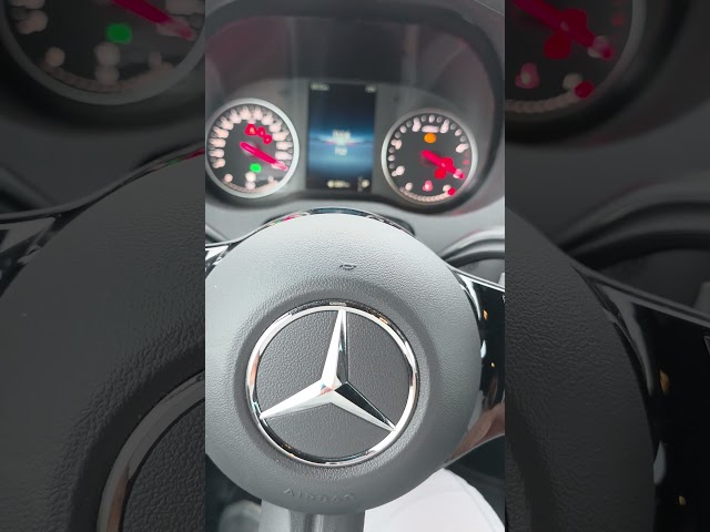2025 Mercedes sprinter 2500 diesel startup sequence #mercedes #2025 #shorts #vanlife
